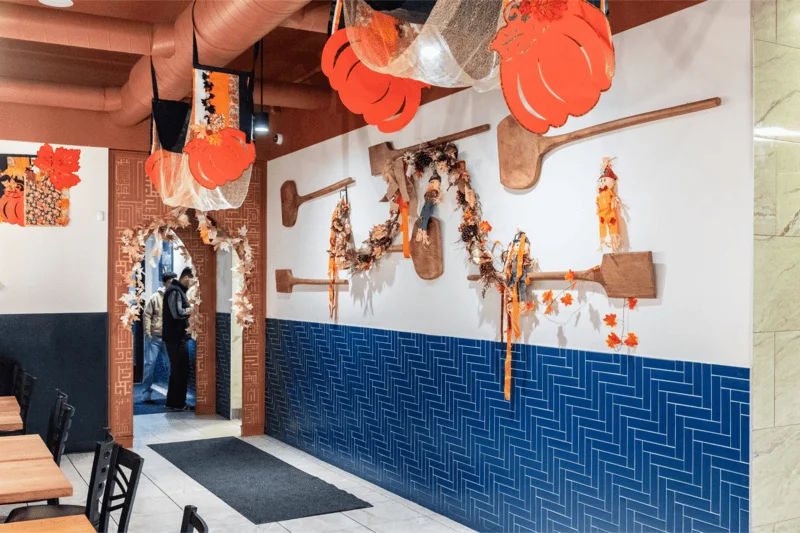 Cozy interior of Malek Al Kabob