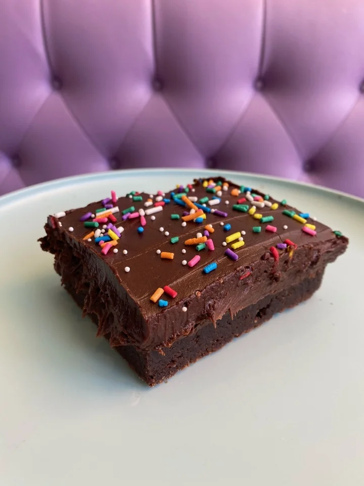 Chocolate Iced Brownie