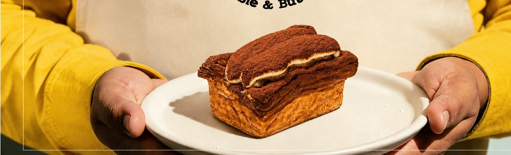 Delicious tiramisu-inspired pastry from Bubble & Butter