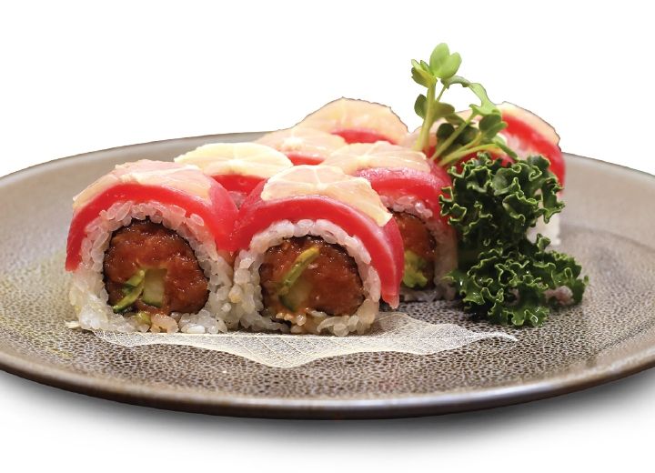 Crazy Rock'n Sushi Glendale - GOLDEN TIGER ROLL