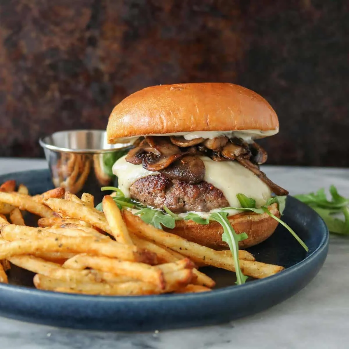 Swiss Mushroom Burger