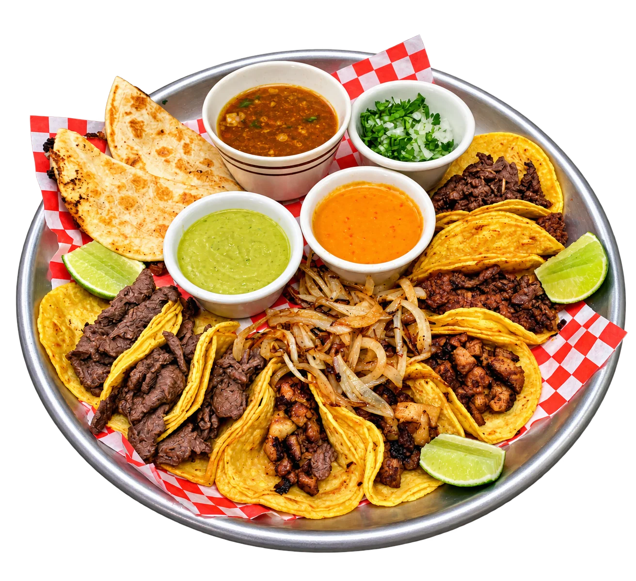 Charola de tacos