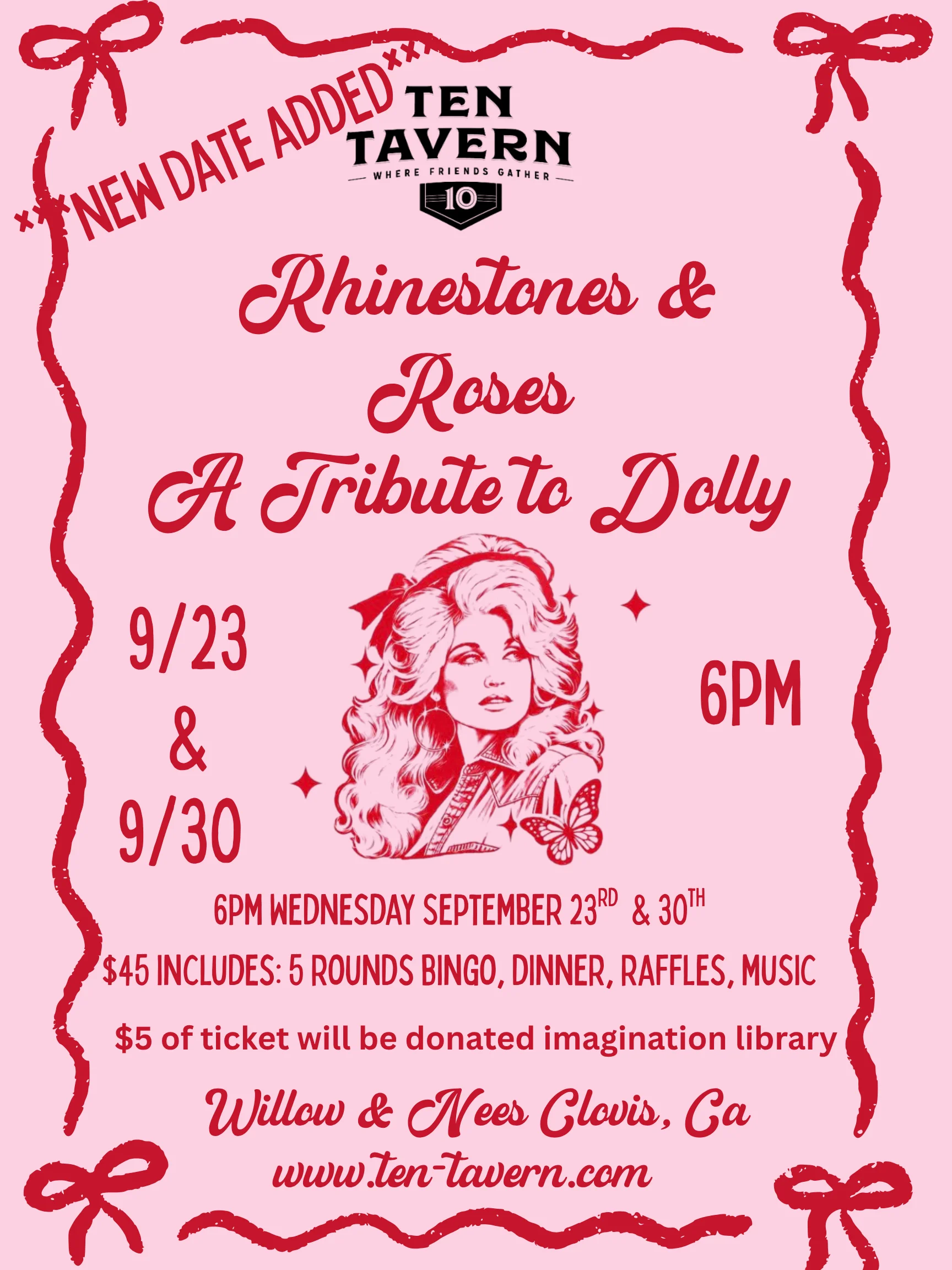 Dolly Bingo Dinner