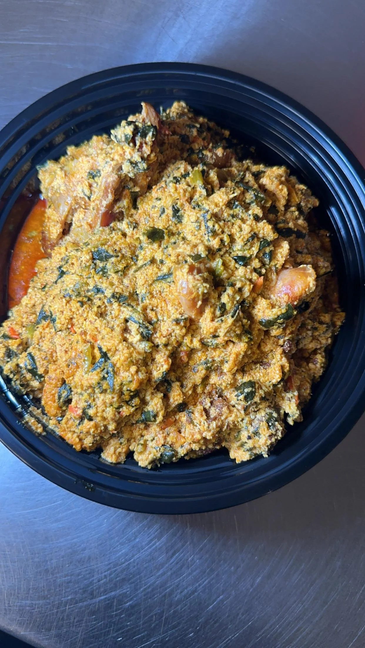 Egusi Soup + Fufu