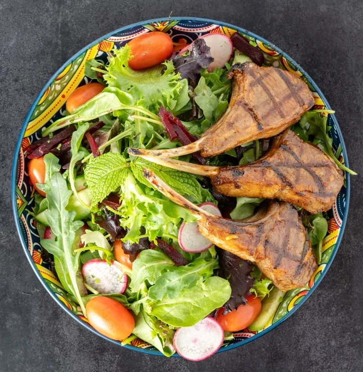 Grilled Lamb Chop Salad