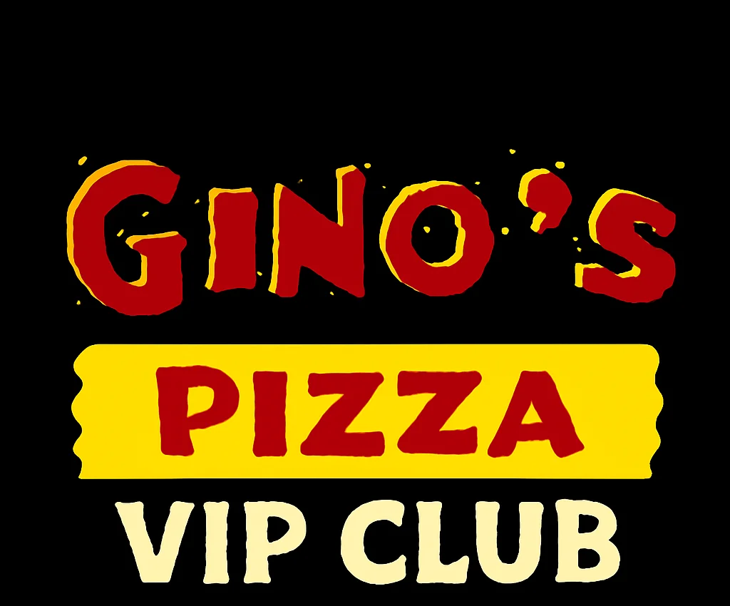 Gino's Pizza VIP Club logo design