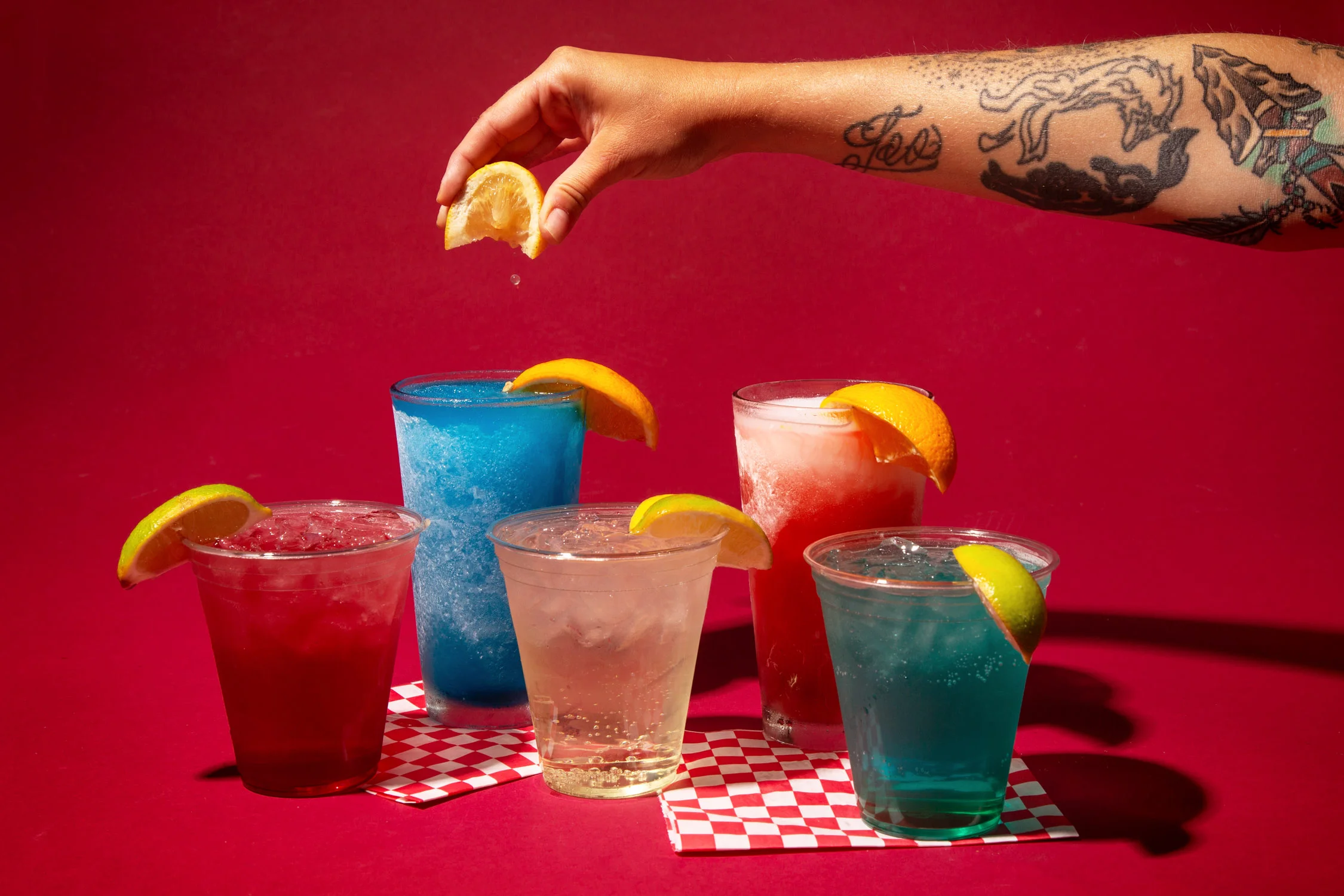 Cocktails from Chicken Shack in Oklahoma City.