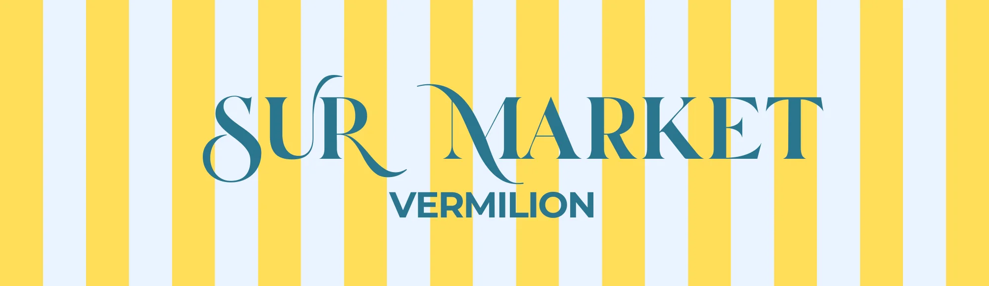 Stylish restaurant logo for Sur Market in Vermilion