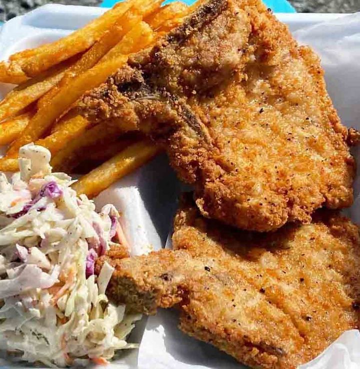 Southern Fried Pork Chops# at Page’s Okra Grill