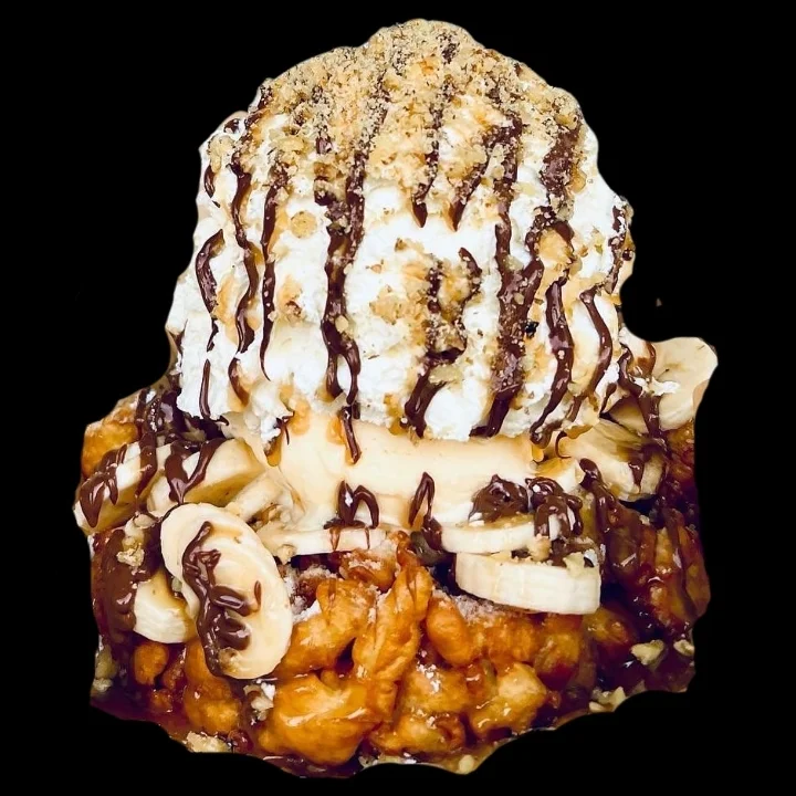 Banana Monkey Funnel Cake
