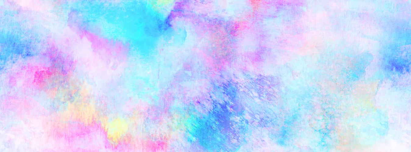Colorful watercolor background for Cowboy Surf Coffee branding