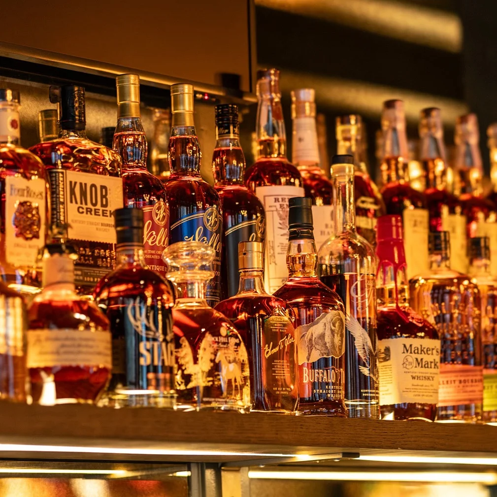 Well stocked bar