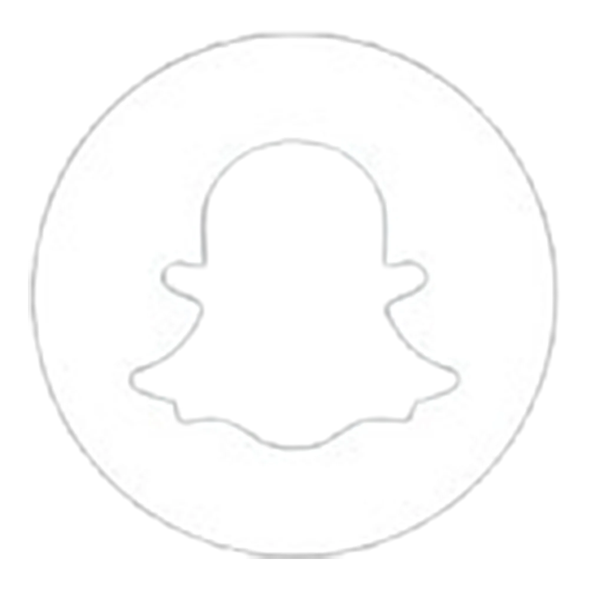 Snapchat logo in a minimalist design