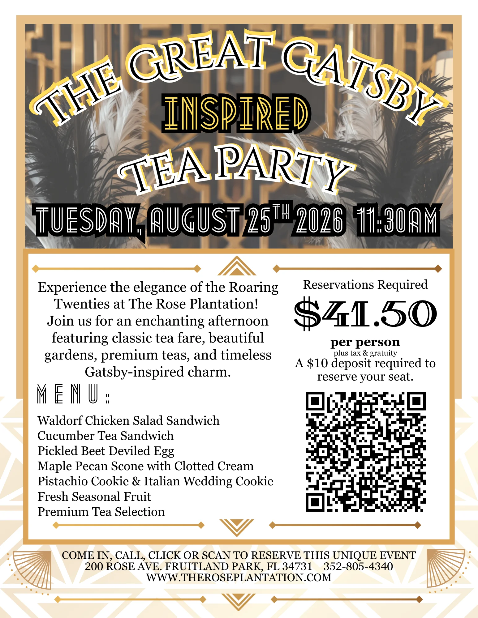 The Great Gatsby Tea Party
