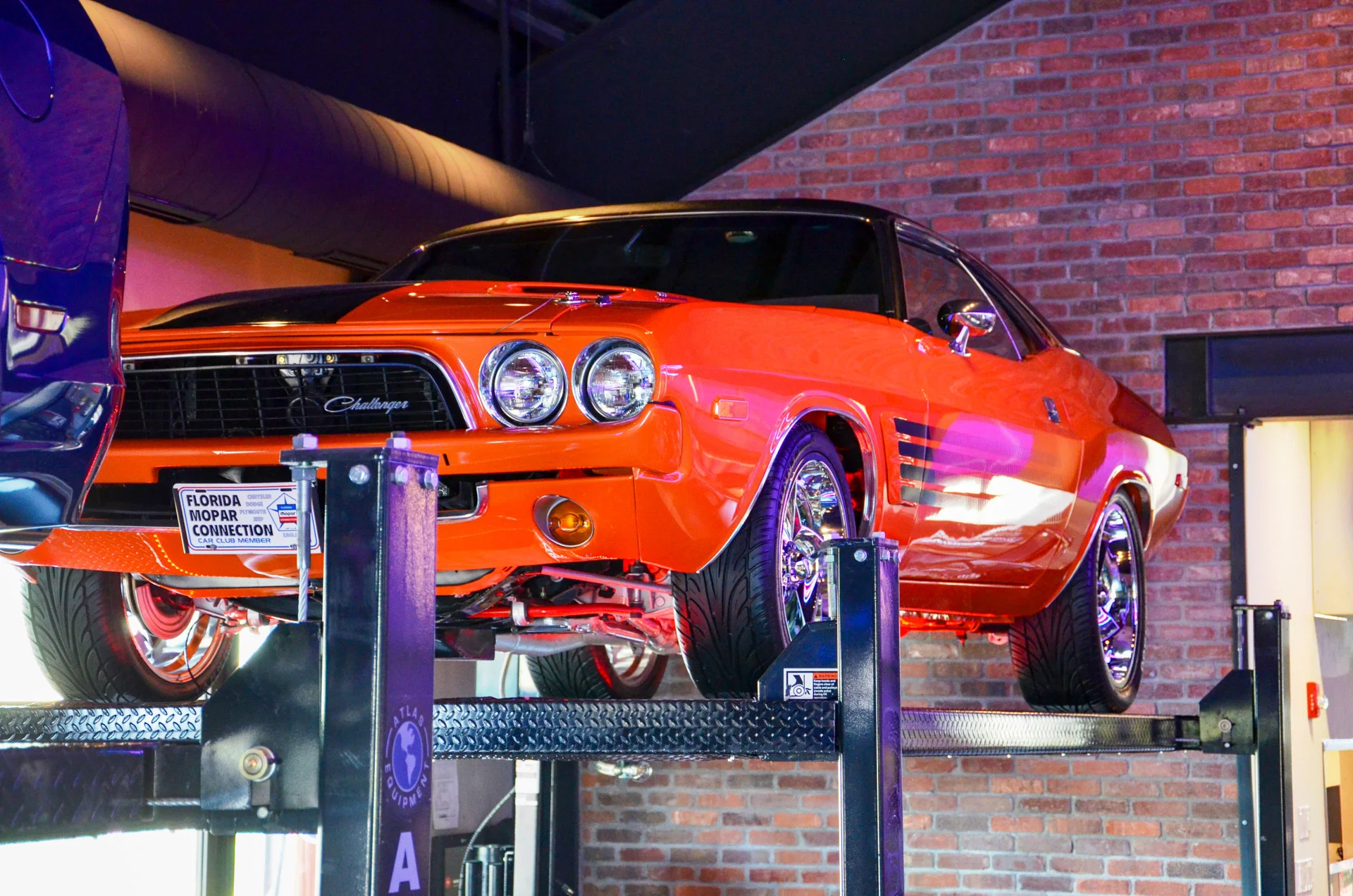 Classic Car at Billy Blanco' restaurant