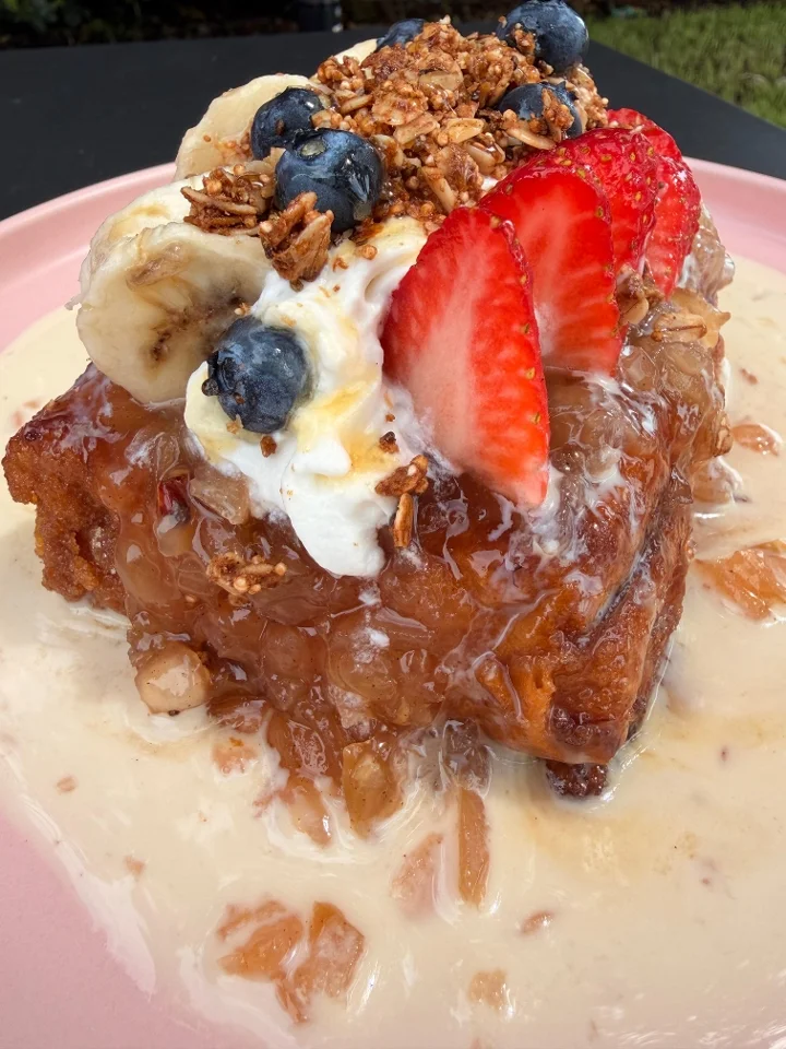 French toast cube