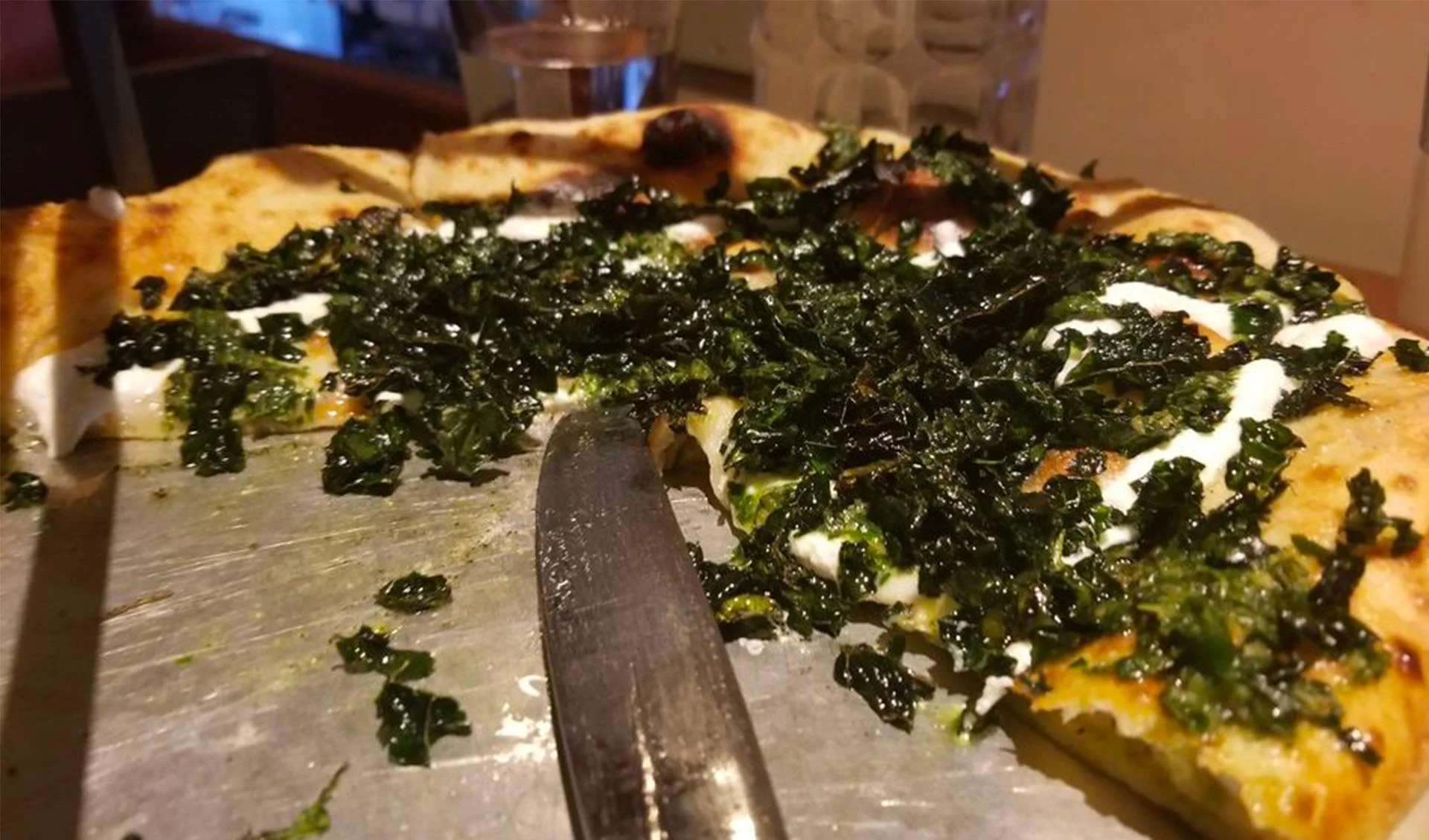 Kale piza