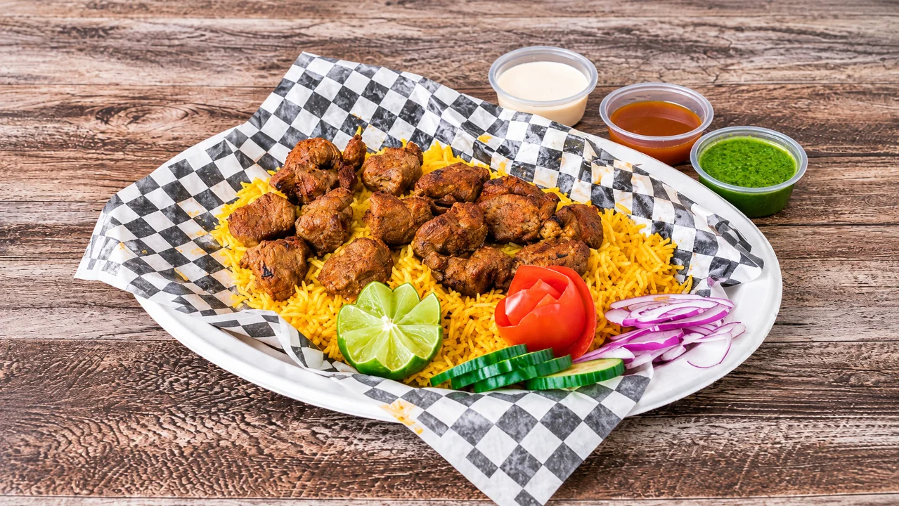 Lamb Tikka Boti Rice Bowl