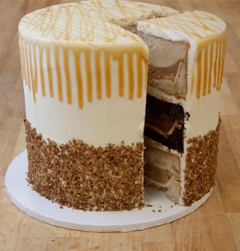 Pumpecapple Pie Cake