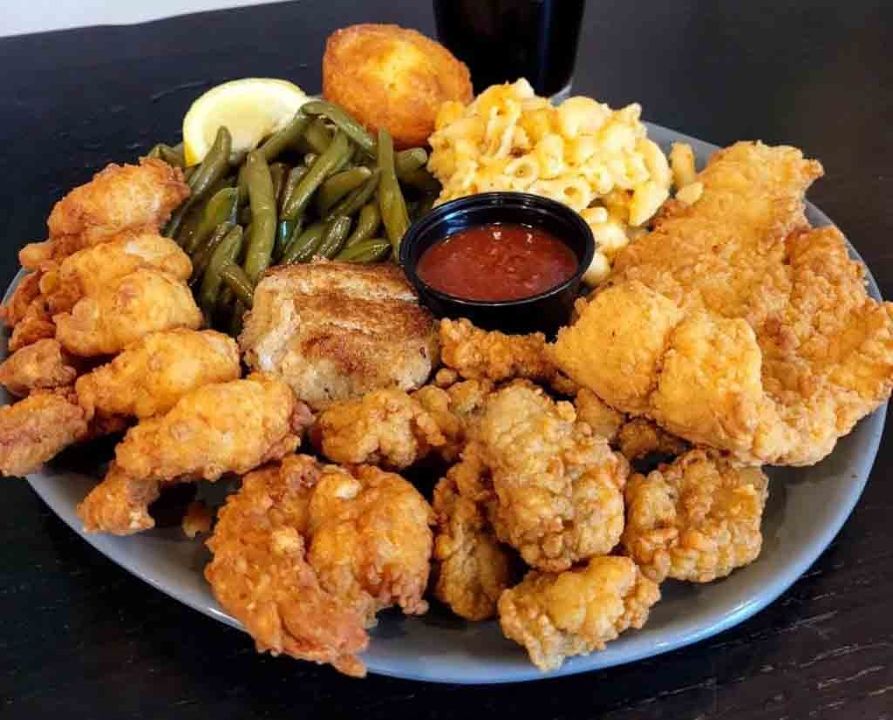 Ultimate Seafood Platter# at Page’s Okra Grill