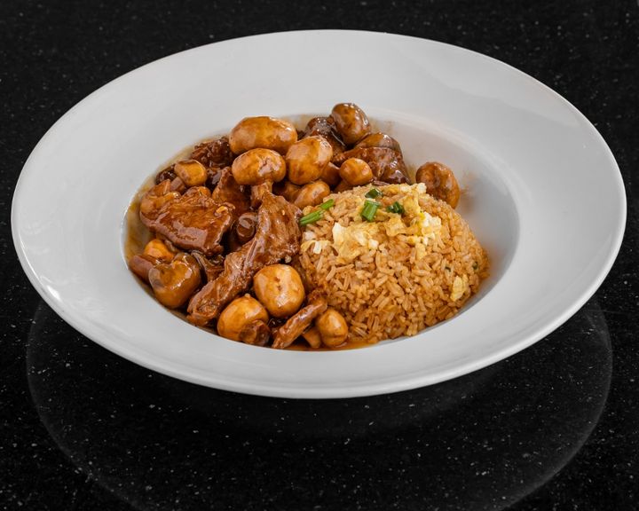 BEEF MUSHROOM COMBO MEAL