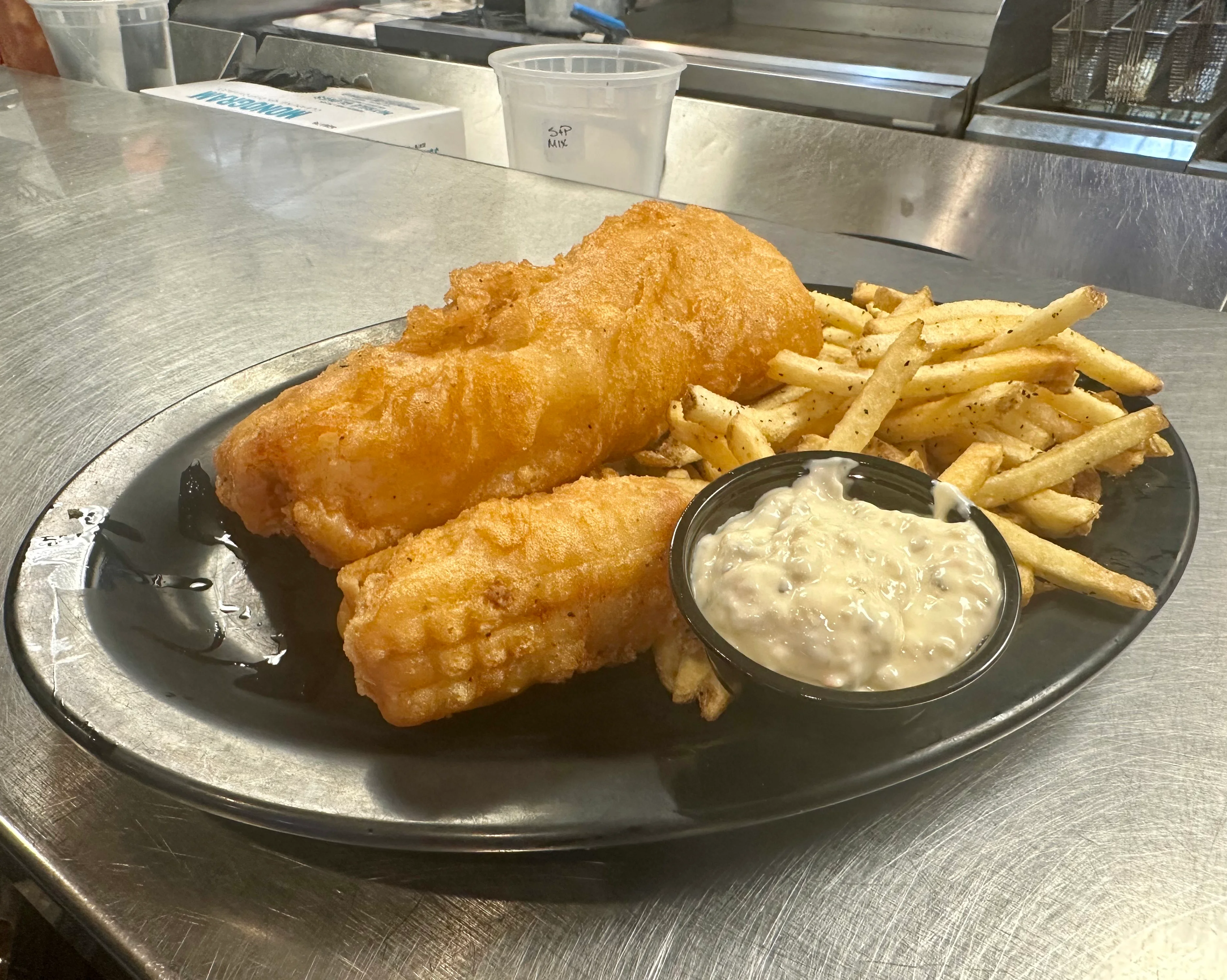 Restoratiob brew worx Beer Battered Fried Fish 