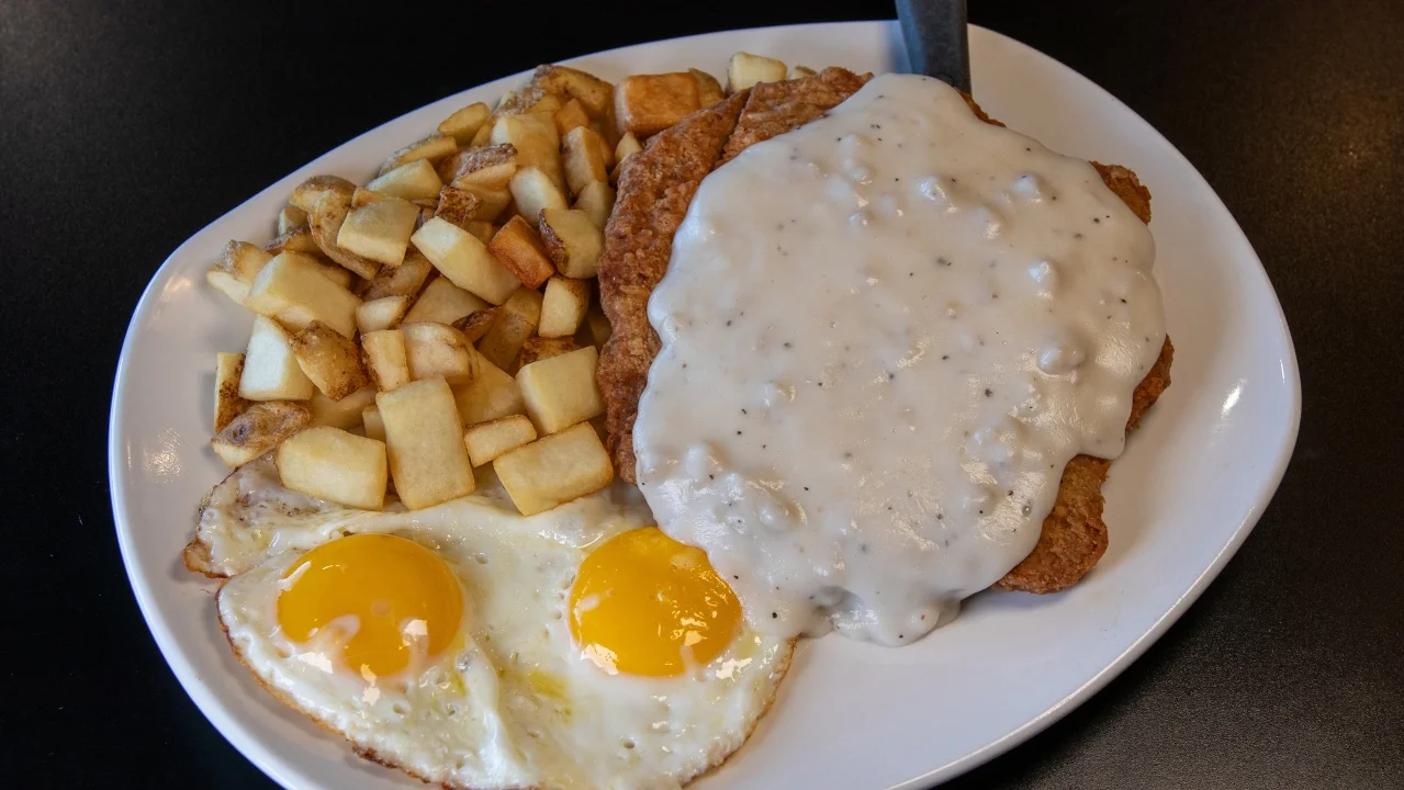 Chicken Fried Steak & Eggs