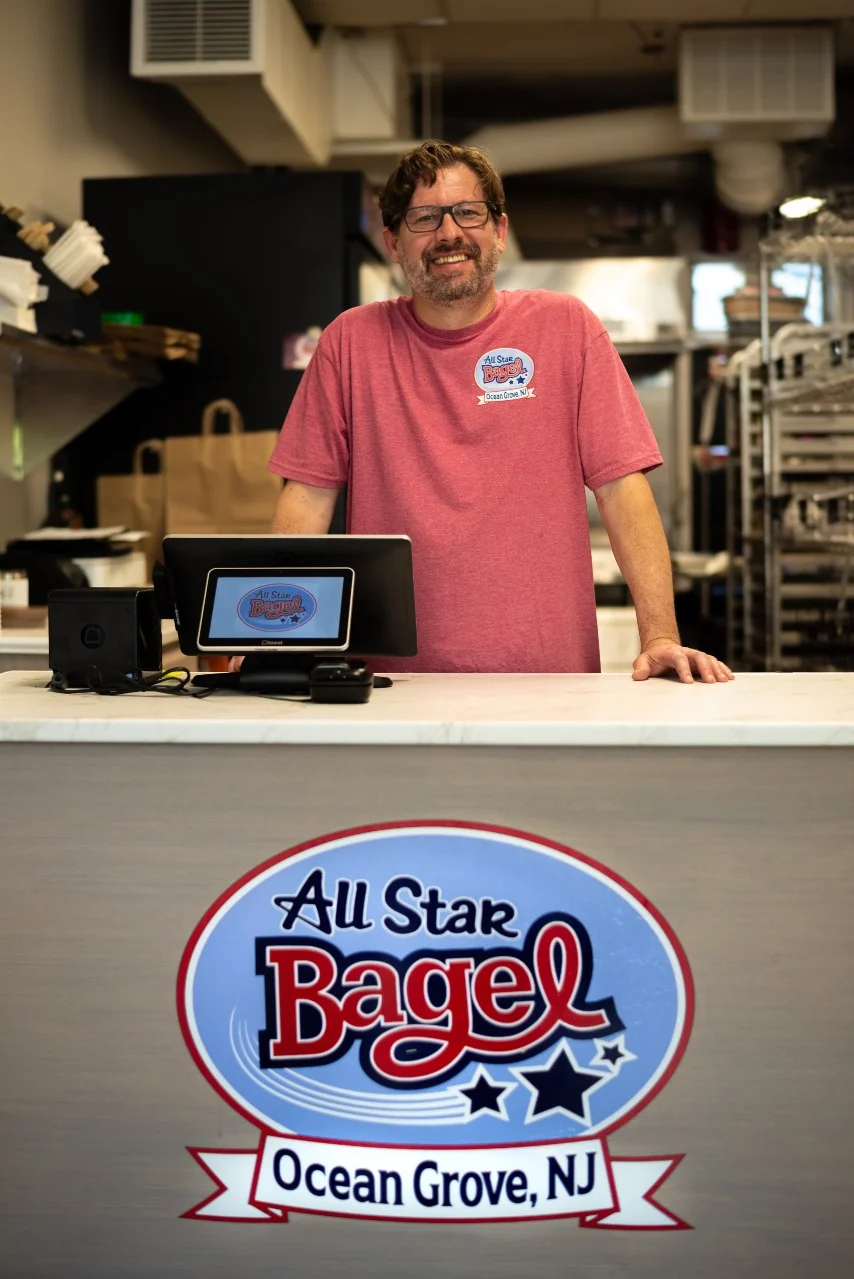 Friendly staff at All Star Bagel in Ocean Grove, NJ