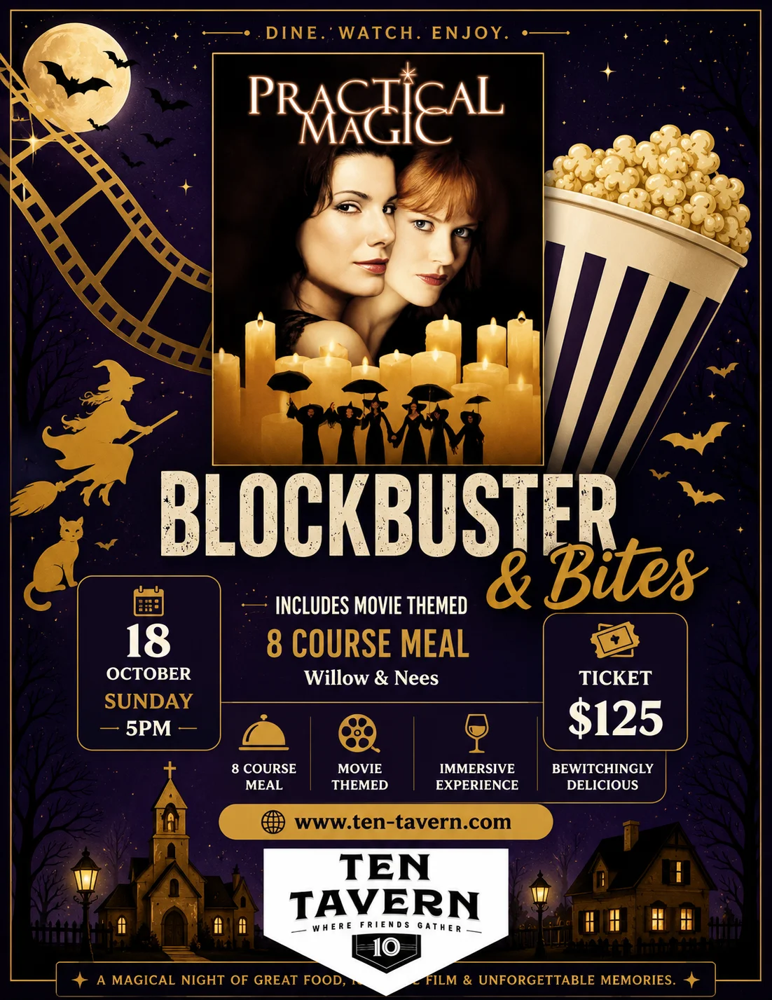 Practical Magic Movie and DInner