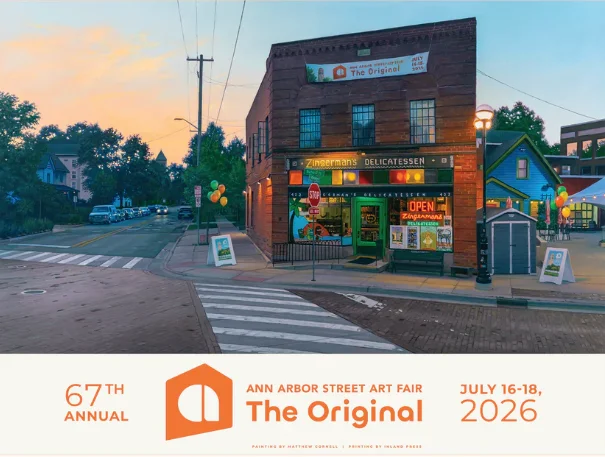 Ann Arbor Street Fair Poster for 2026