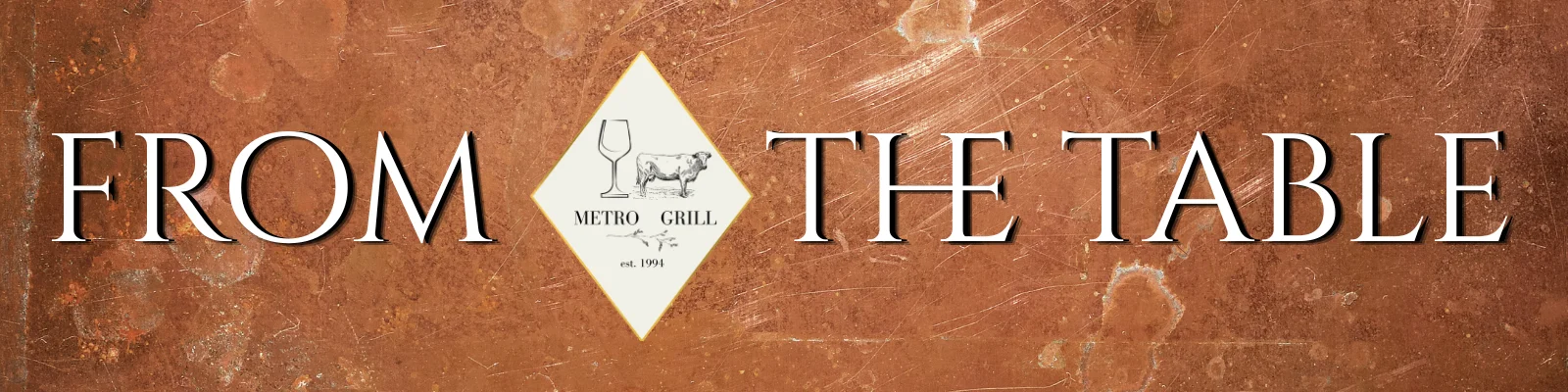 Rustic restaurant logo with vintage design and warm tones