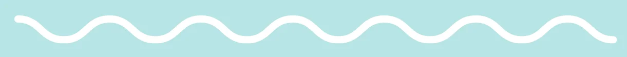 Wavy decorative line in soft blue and white colors