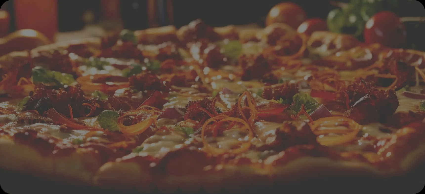 Delicious pepperoni pizza with fresh toppings
