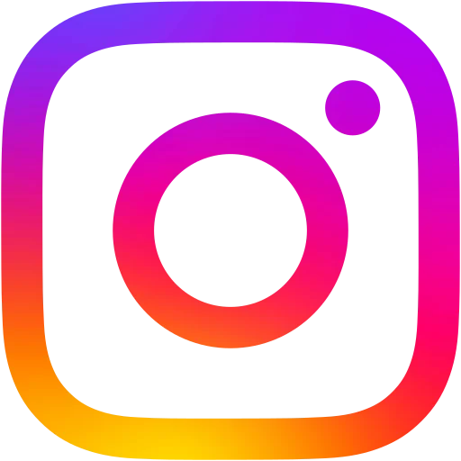 Instagram logo with vibrant gradient colors