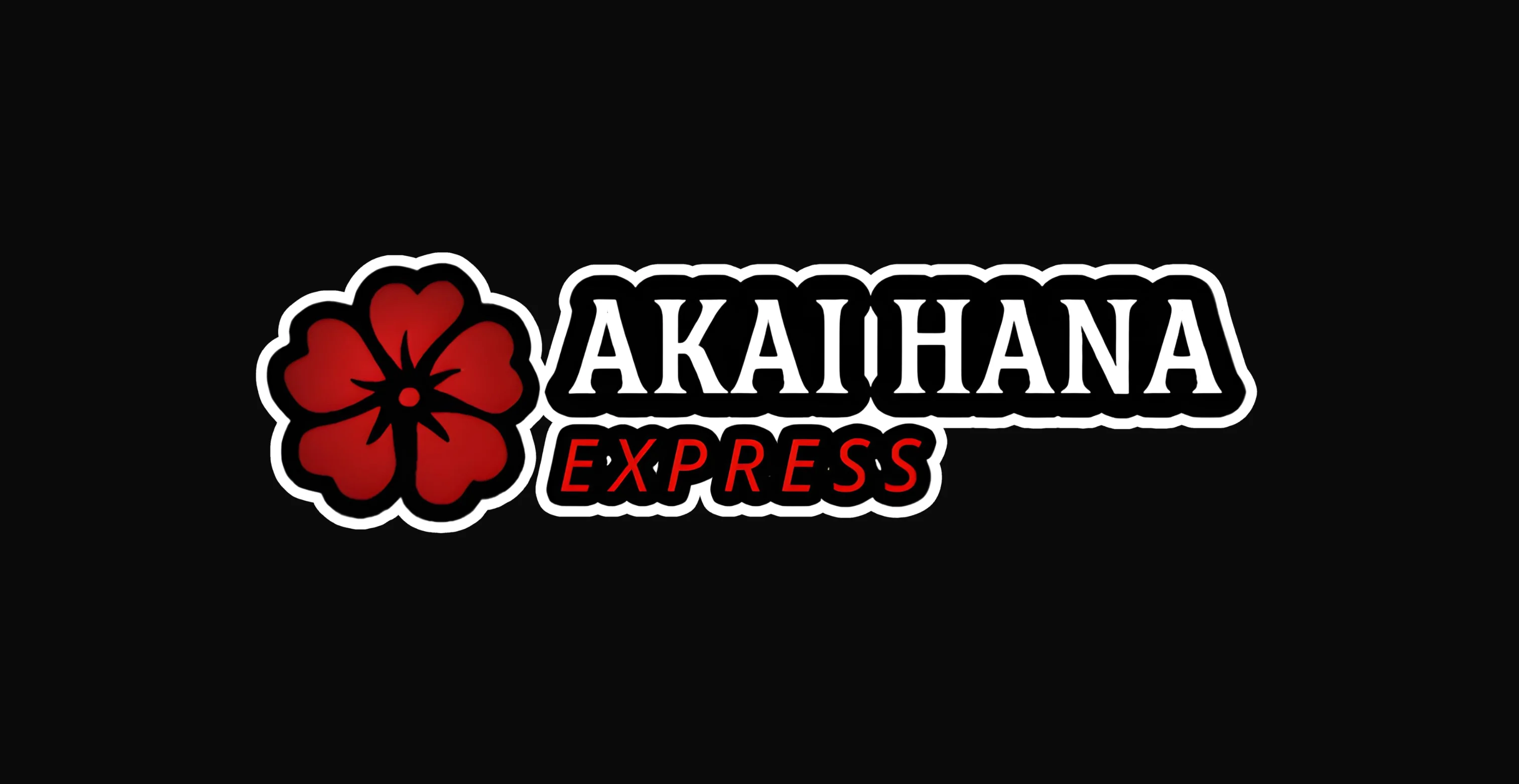 Logo of Akai Hana Express featuring a red flower and bold text.