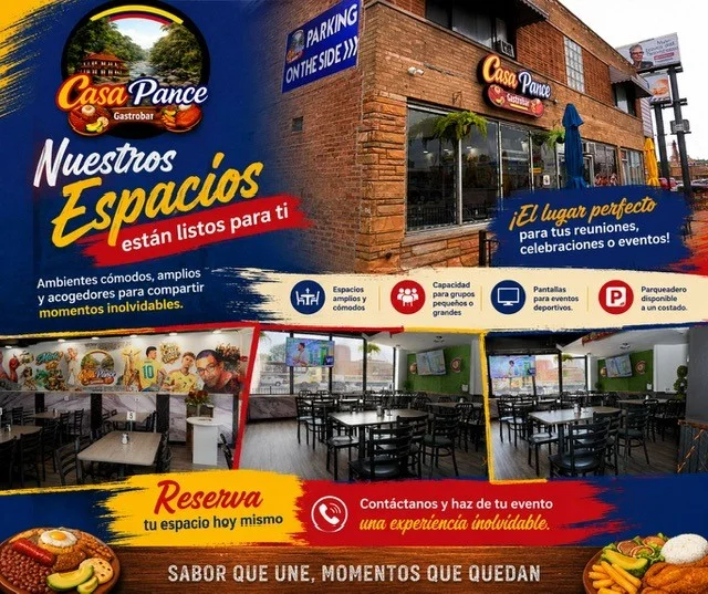 Cozy restaurant interior with spacious seating and vibrant decor