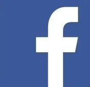 Simple Facebook icon in a minimalist design