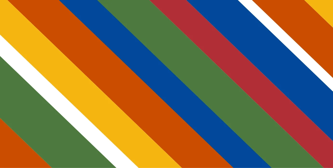 Colorful diagonal stripes in vibrant hues