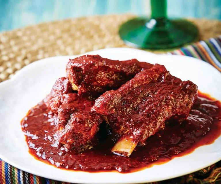 Costillas en Mole