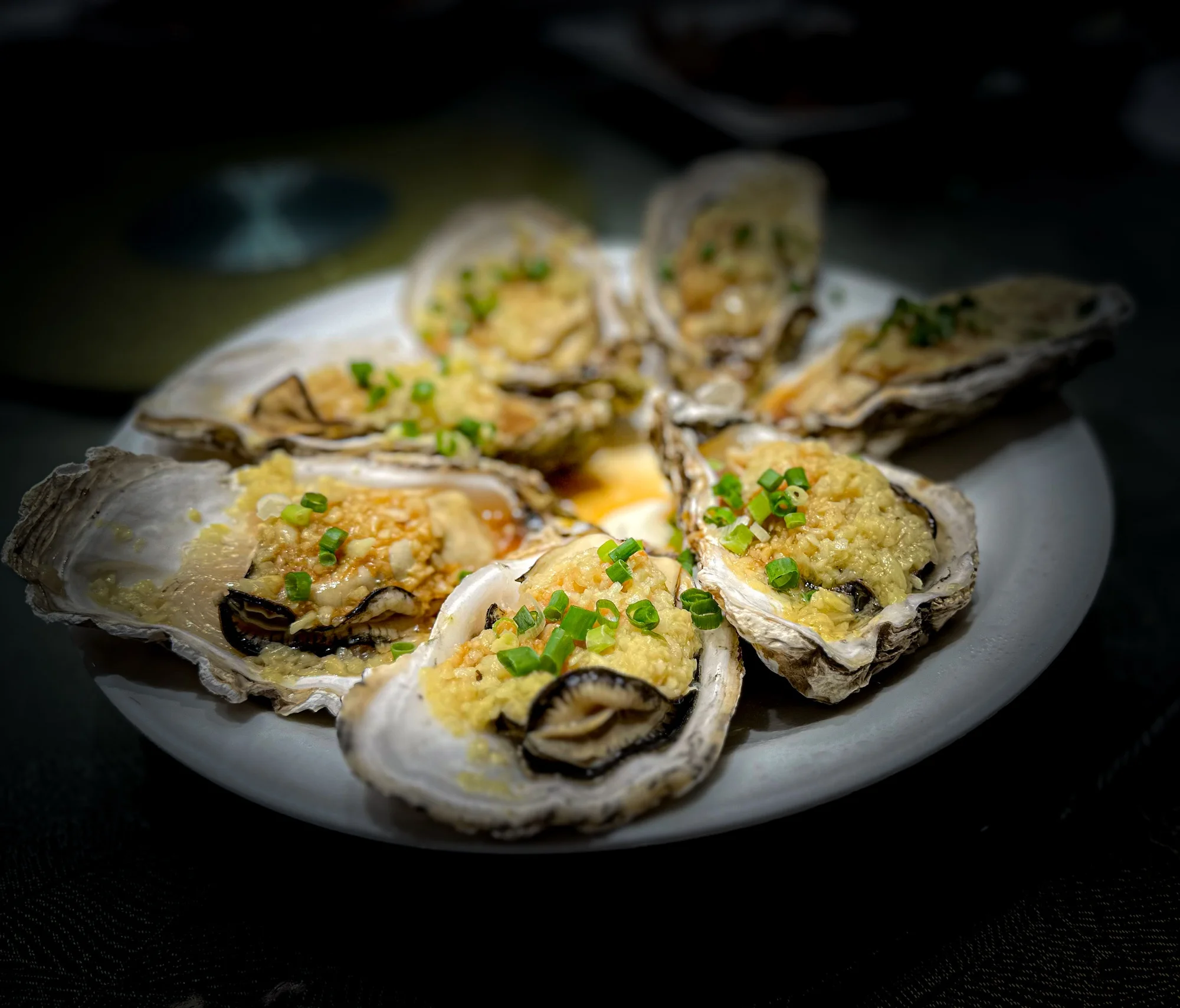 Oysters Rockefeller at Irina's Steak and Seafood.