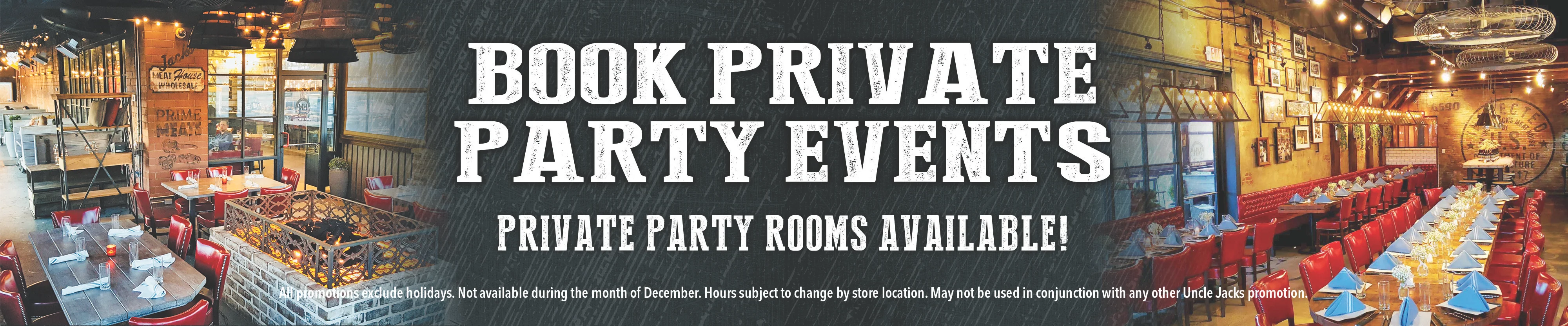 Book Private Parties