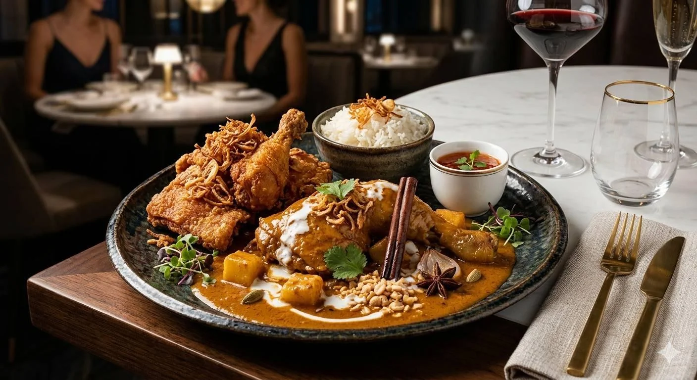 HAT YAI FRIED CHICKEN WITH MASSAMAN CURRY