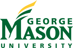 George Mason University logo with green and yellow elements