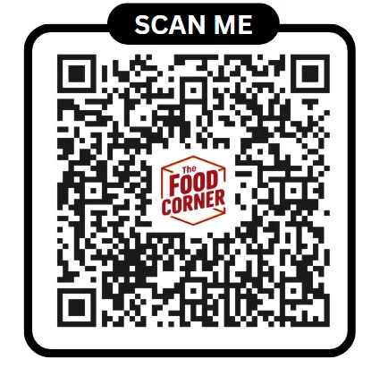 QR code for The Food Corner restaurant menu access