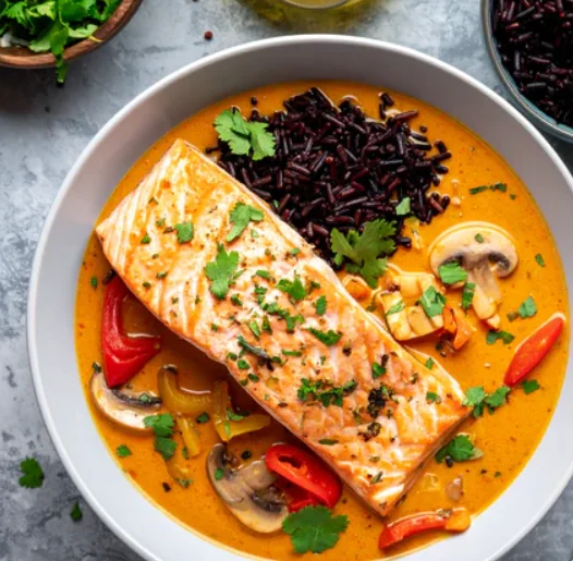 Salmon Panang Curry