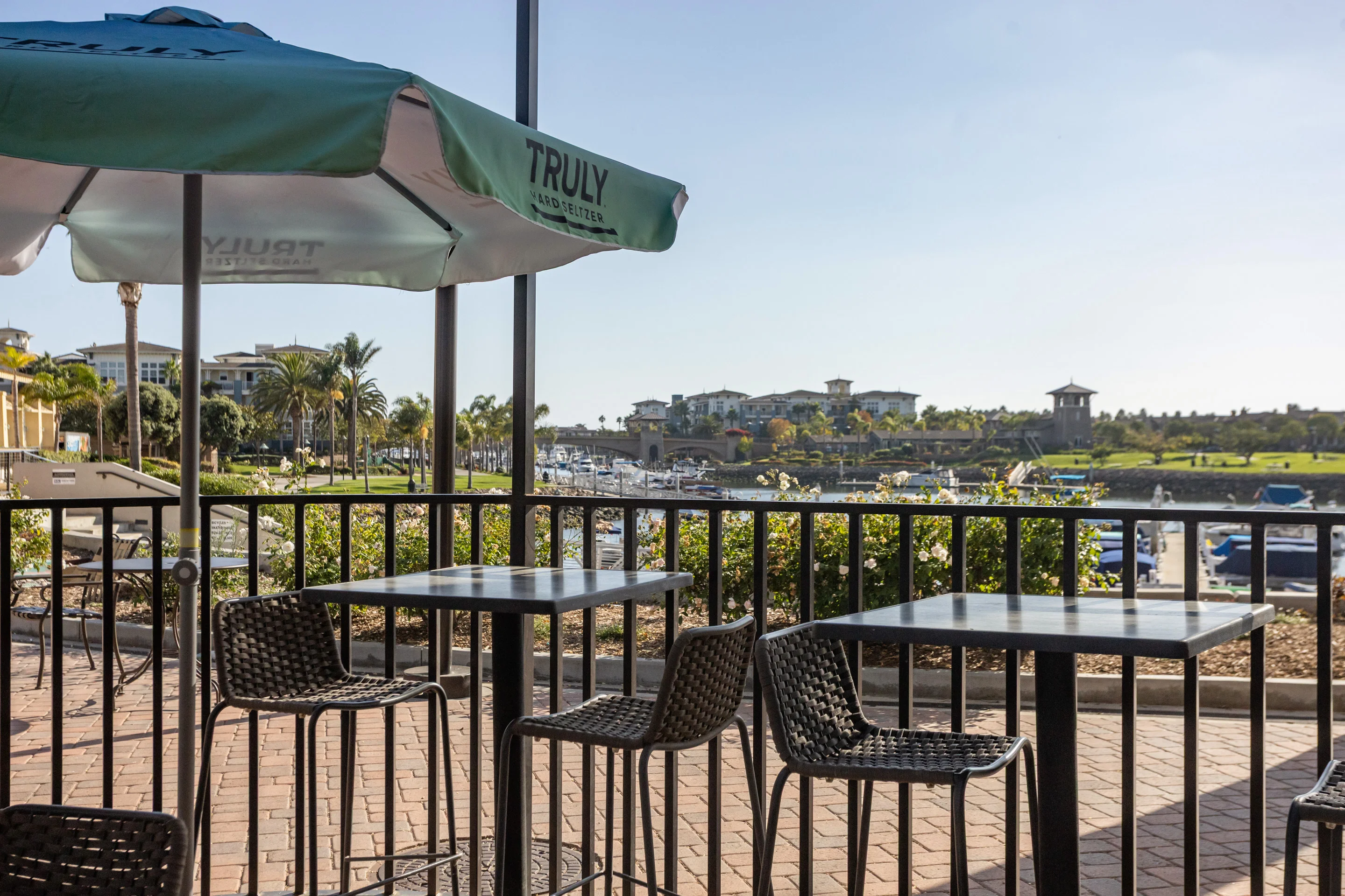 Exterior view of Fishermen's Catch restaurant with signage and outdoor seating.