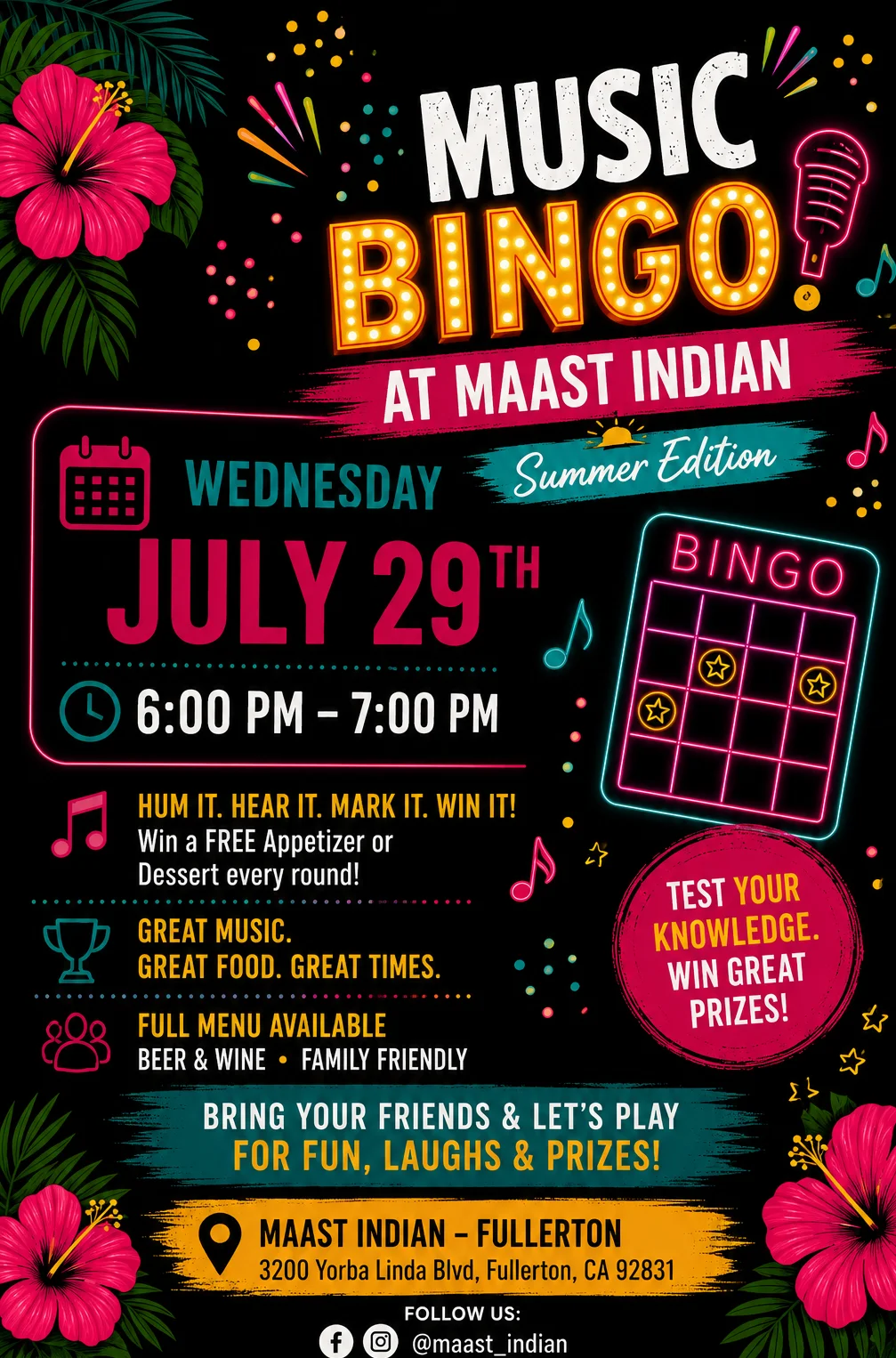 Music Bingo