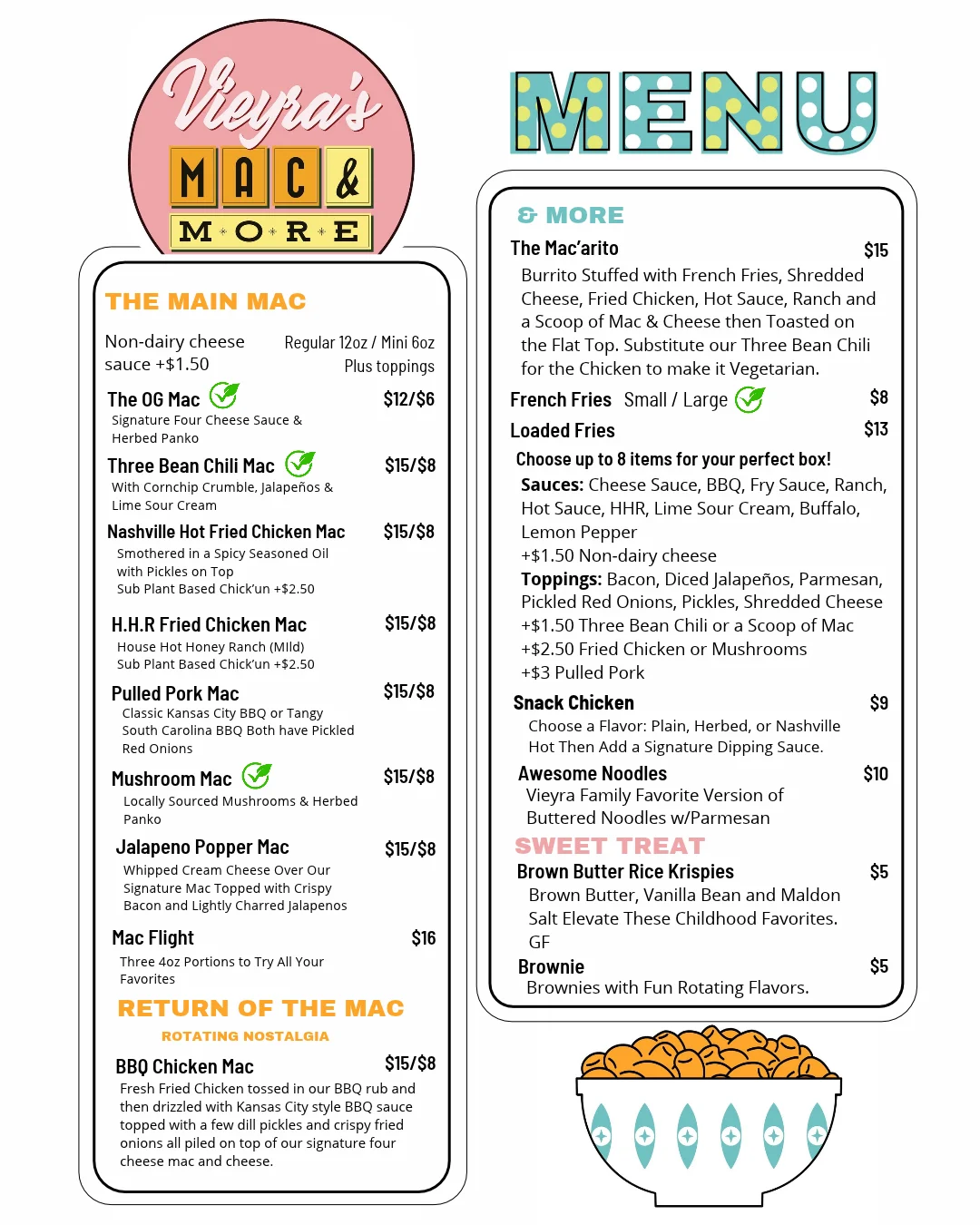 Current Menu