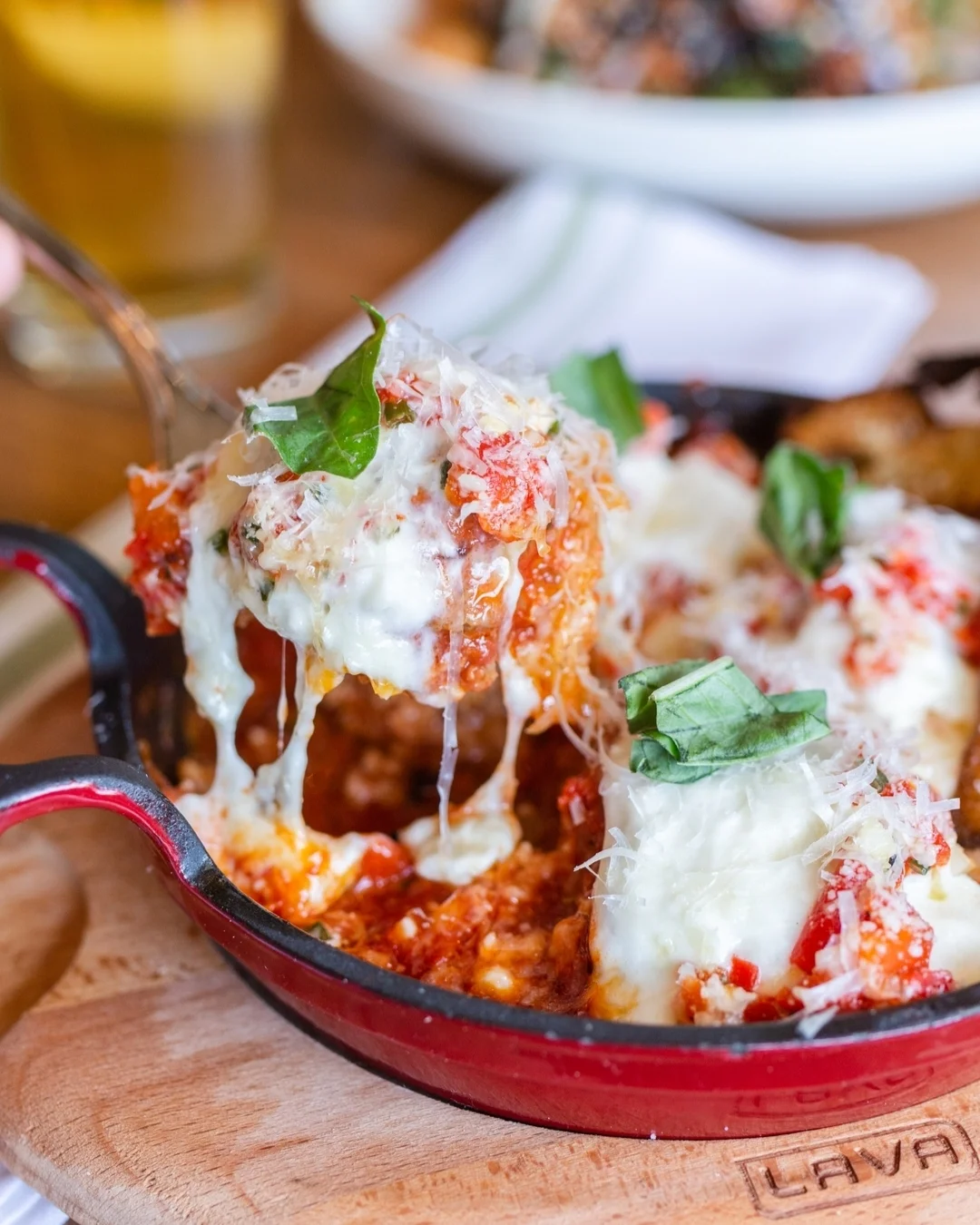 Our delicious cast iron meatballs