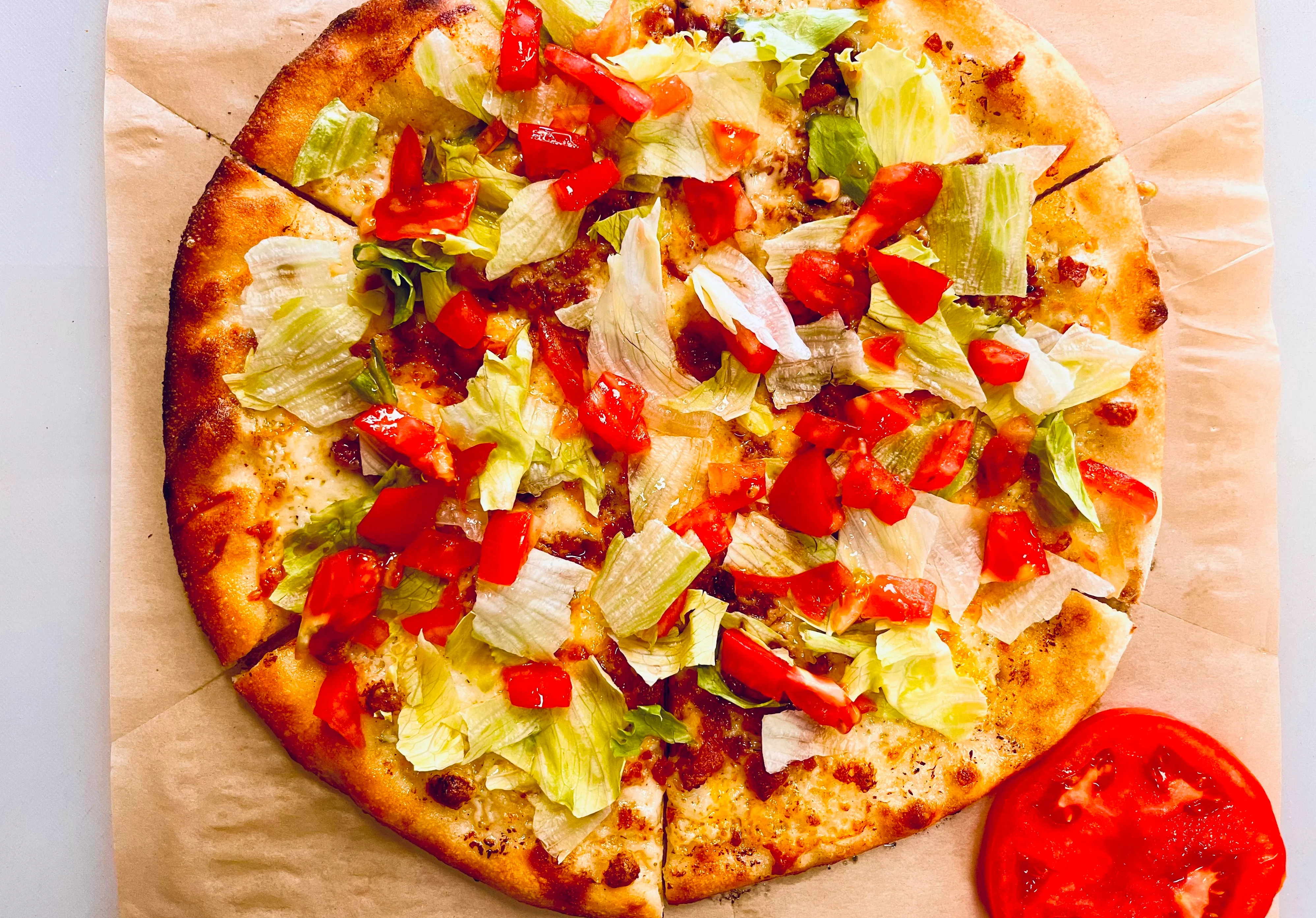 Small Shrimp Scampi Pizza